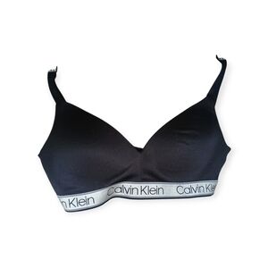Calvin Klein Black Bra with Logo Band